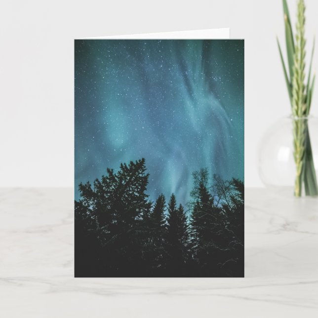 Northern Lights Forest Karte (Vorderseite)
