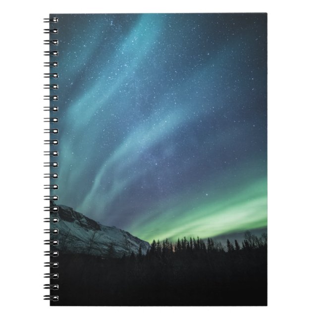 Northern Lights Foto Notizblock (Vorderseite)