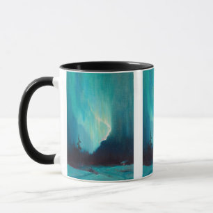 Northern Lights, Juneau, Alaska von Sydney Laurenc Tasse