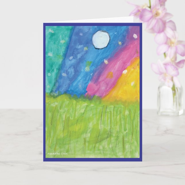 Northern Lights - KidsArt für CHOC Karte (Orchidee)