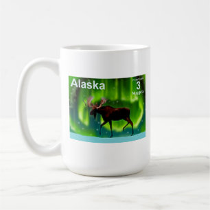 Northern Lights Moose Kaffeetasse