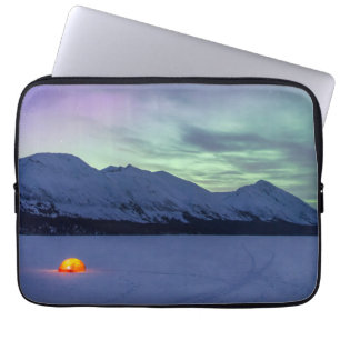 Northern Lights Moose Pass   Kenai Peninsula Laptopschutzhülle