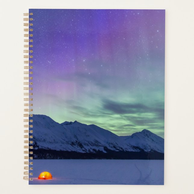Northern Lights Mount Pass | Kenai Halbinsel Planer (Vorderseite)
