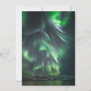 Northern Lights Night Sky Karte