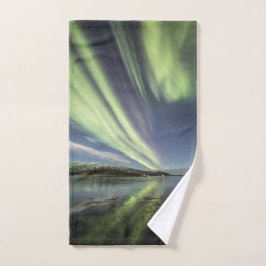 Northern Lights Norwegen Badetuch Handtuch