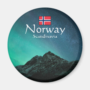 Northern Lights Norwegen Souvenir Magnet