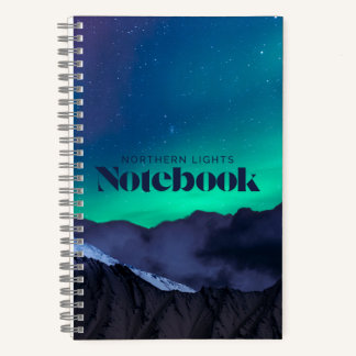 Northern Lights-Notebook Notizbuch