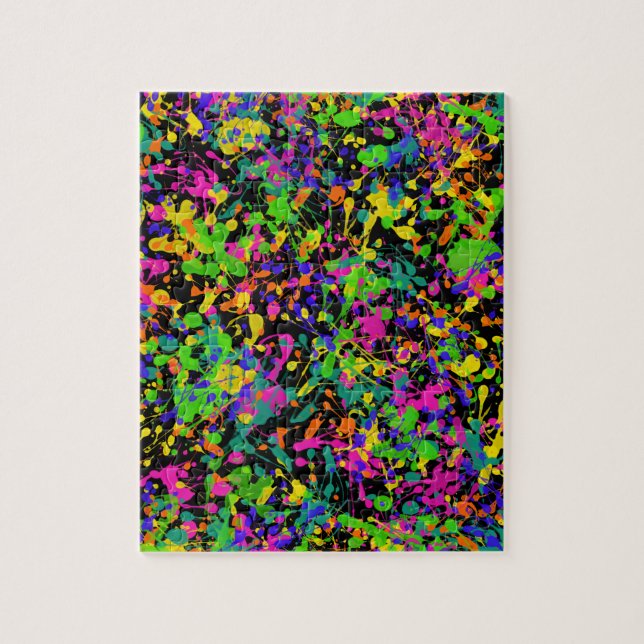 Northern Lights Paint Spritzer (Vertikal)