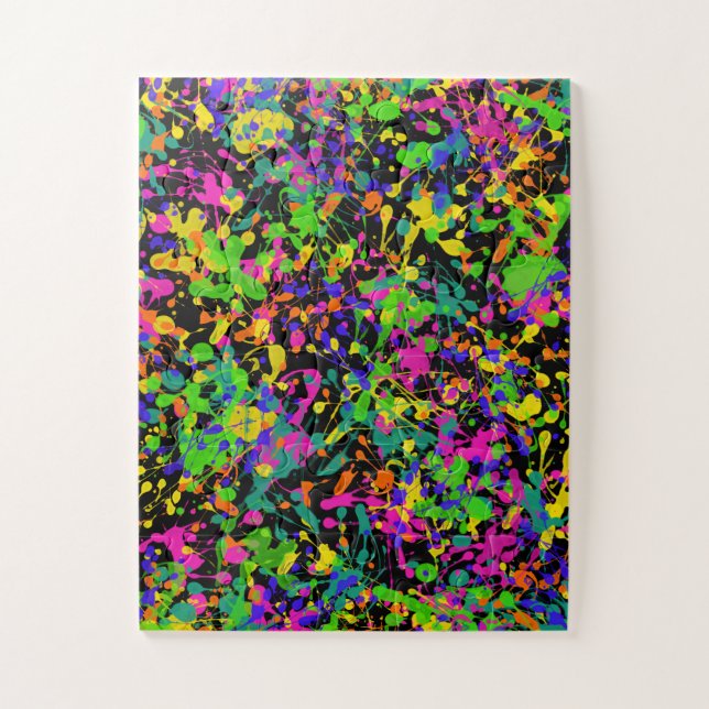 Northern Lights Paint Spritzer (Vertikal)