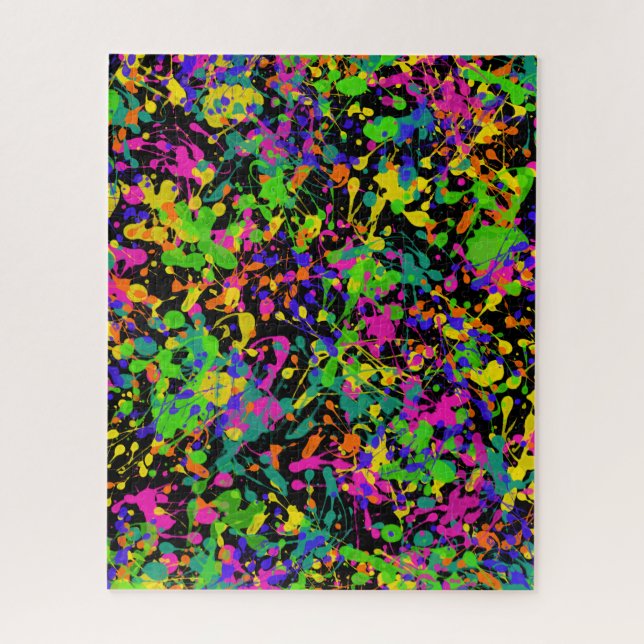Northern Lights Paint Spritzer (Vertikal)
