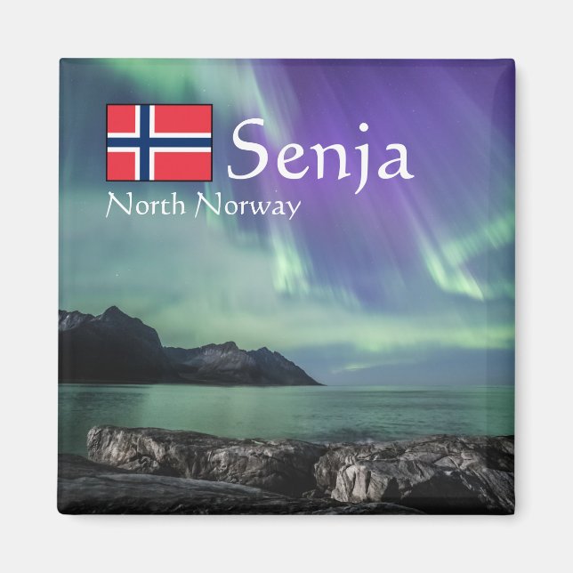 Northern Lights Senja Magnet (Vorne)