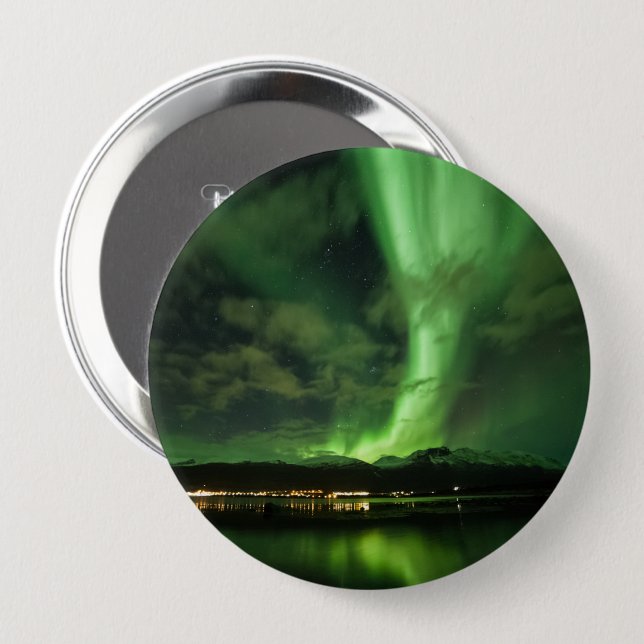 Northern Lights Skibotn Button (Vorne & Hinten)