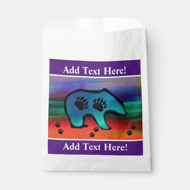 Northern Lights Spirit Bear Geschenktütchen (Vorderseite)