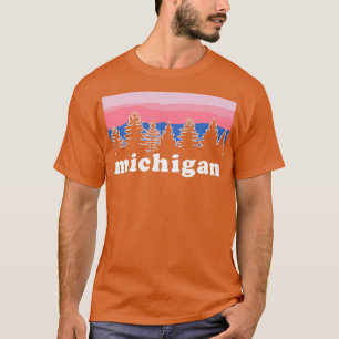 Northern Michigan Pine Tree Sunset  T-Shirt