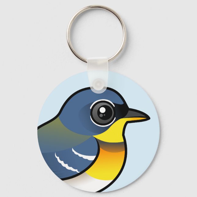 Northern Parula Schlüsselanhänger (Vorderseite)