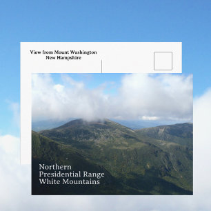 Northern Presidential Range New Hampshire Foto Postkarte