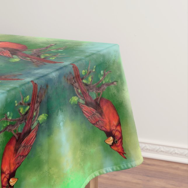 Northern Red Kardinal Tableclout Tischdecke (Beispiel)