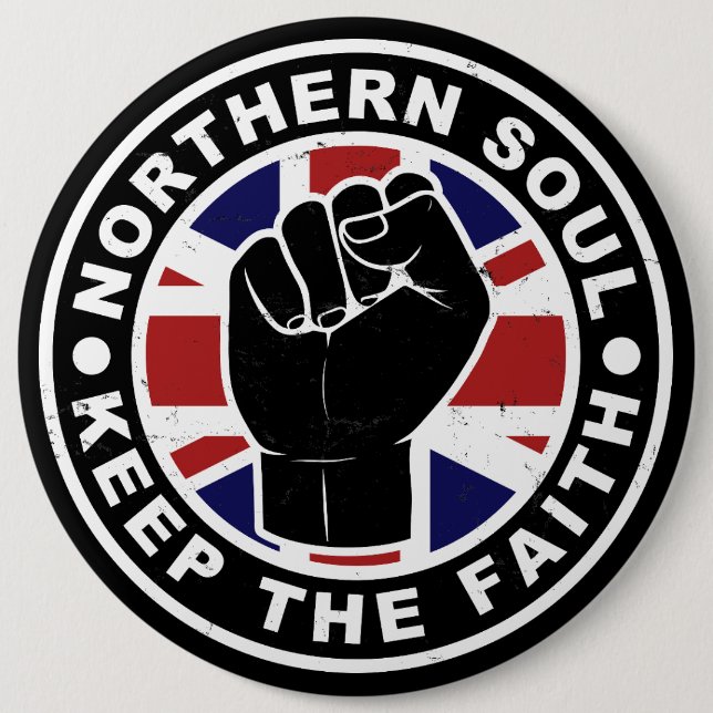 Northern Soul - Keep The Faith Button (Vorderseite)