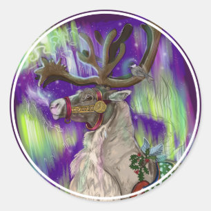 Northern Wonders~sticker Runder Aufkleber