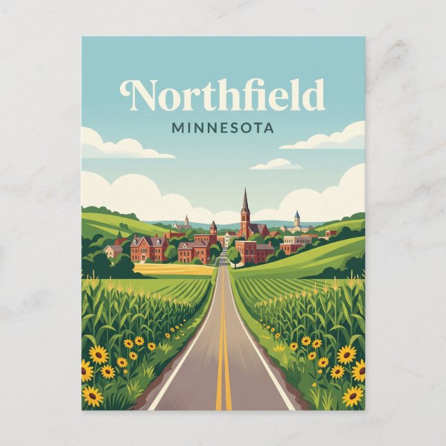 Northfield USA Postkarte (Vorderseite)