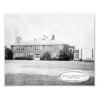 Northport Elementary um 1956 Fotodruck