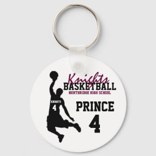 Northridge Basketball-personalisierter Schlüsselanhänger