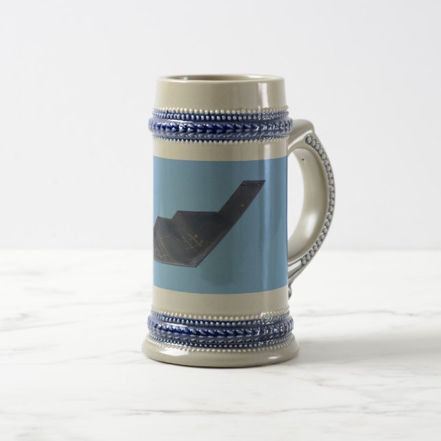 Northrop Grumman B-2 Spirit Beer Stein Bierglas (VorderseiteRechts)