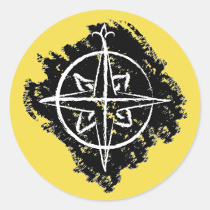 Northshield Runder Aufkleber