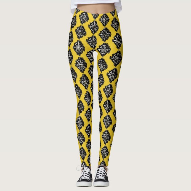 Northshield Sketch Compass Rose Leggings (Vorderseite)