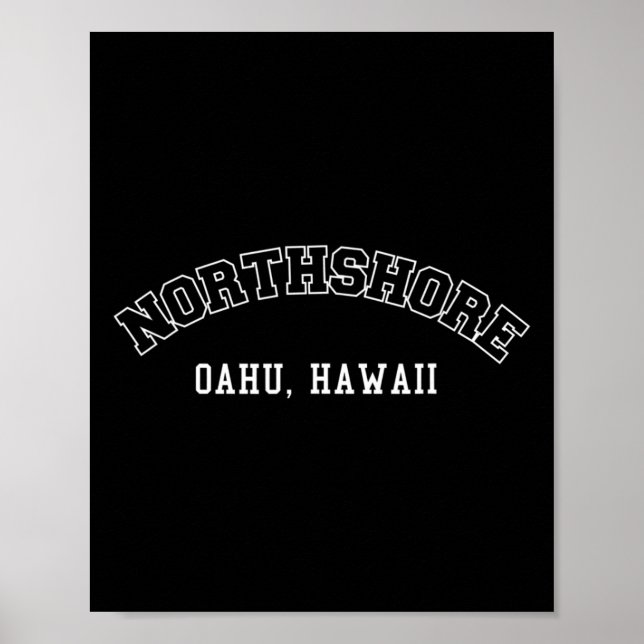 Northshore Oahu Hawaii Poster (Vorne)