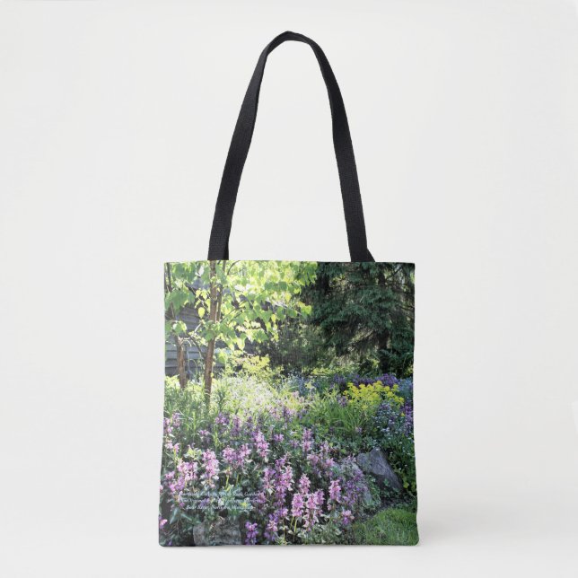 Northside Hütten-Frühlings-Felsen-Garten Tasche (Vorderseite)