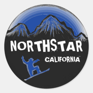 Northstar California Snowboard Aufkleber