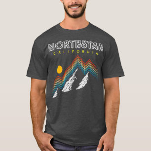 Northstar    CaliforniaSki Resort Retro 1980s T-Shirt