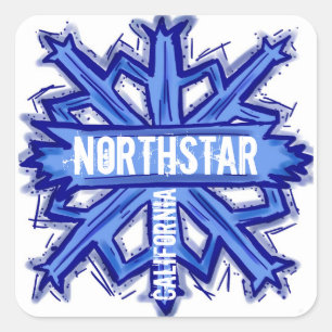 Northstar Kalifornien künstlerische Aufkleber
