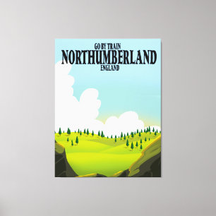 Northumberland Einlaufplakat Leinwanddruck
