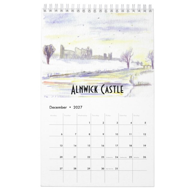 Northumberland Kalender 2019 (Dez 2027)