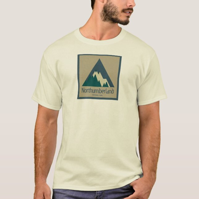 Northumberland Nationalpark Rustikal T-Shirt (Vorderseite)