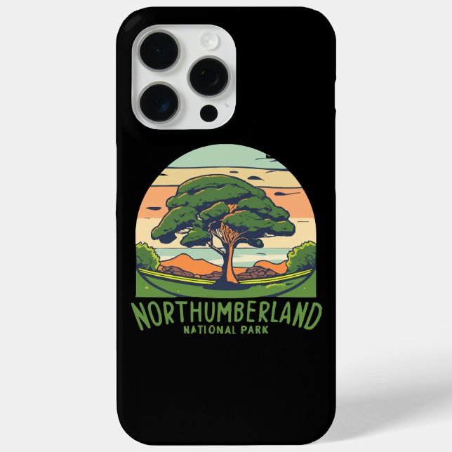 Northumberland Nationalpark Sycamore Gap Tree Eng Case-Mate iPhone Hülle (Rückseite)