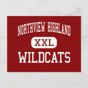 Northview Highland - Wildcats - Große Rapids Postkarte