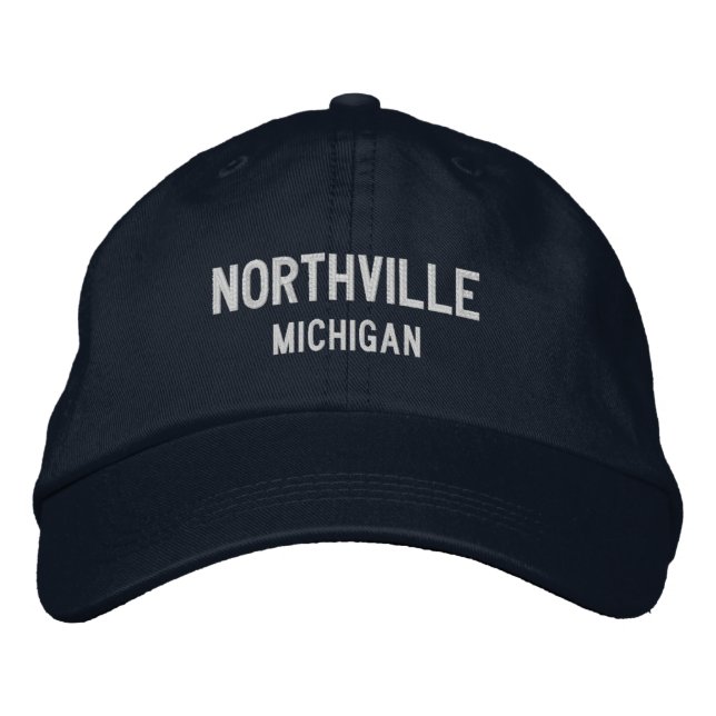 Northville Michigan Embroidered Baseball Hat Bestickte Baseballkappe (Vorderseite)