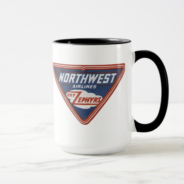 Northwest Airlines"Himmelzephyrs-" Kaffee-Tasse Tasse (Rechts)