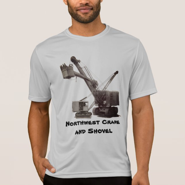 Northwest Crane and Shovel OPERATING ENGINEER T-Shirt (Vorderseite)