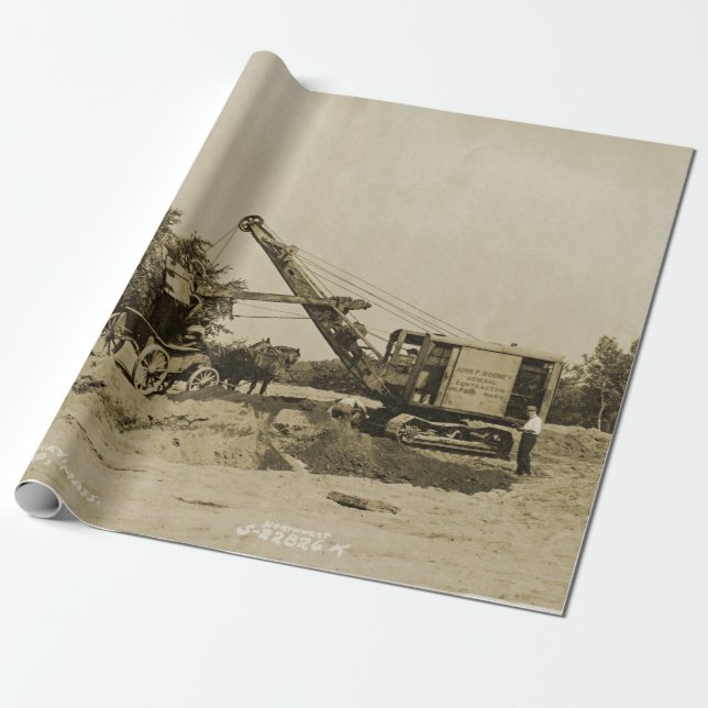 Northwest Engineering KRANFÜHRER SCHAUFEL 1 Geschenkpapier (Ungerollt)