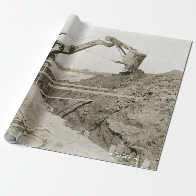 Northwest Engineering KRANFÜHRER SCHAUFEL 2 Geschenkpapier (Ungerollt)