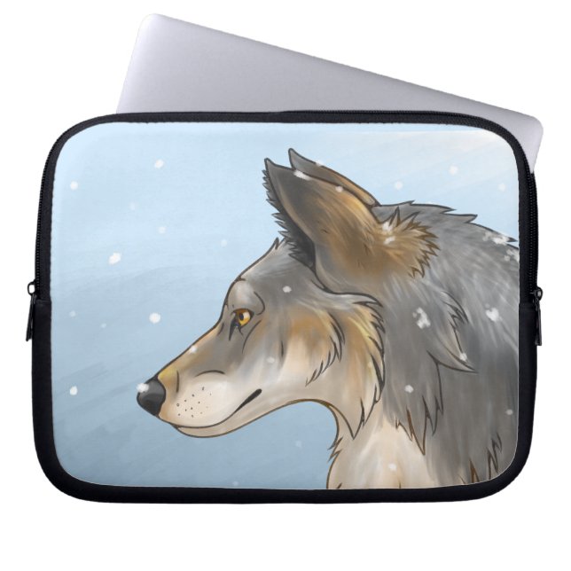 Northwestern Wolf Laptopschutzhülle (Vorderseite)