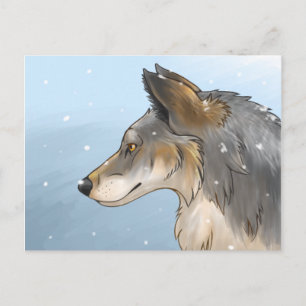 Northwestern Wolf Postkarte