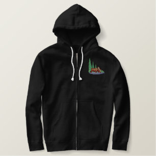 Northwood & Moose Bestickter Hoodie