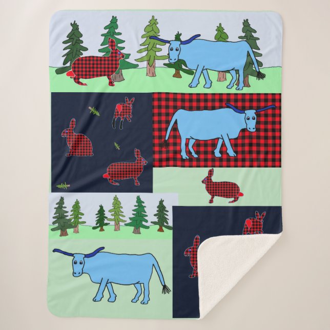 Northwoods Lumberjackrabbit et Babe couverture (Devant)