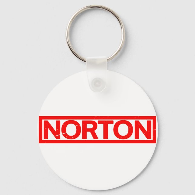 Norton Briefmarke Schlüsselanhänger (Vorderseite)