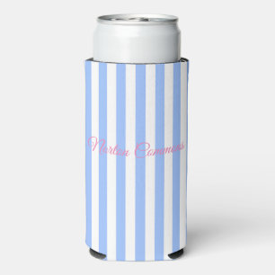 Norton Commons Blue Stripe Tall Coozie Selters Dosenkühler